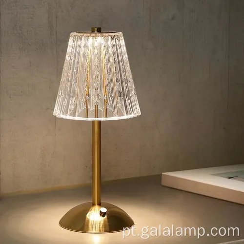 Lâmpada LED sem fio elegante para salas de jantar contemporâneas